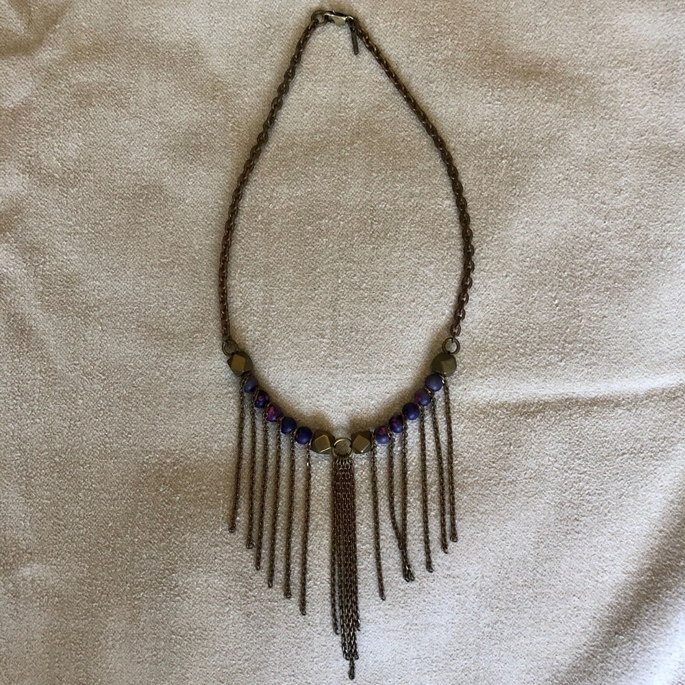 Vanessa Mooney Drip / Stone Beaded Necklace